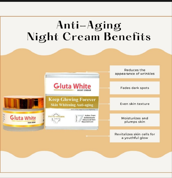 Skin whitening and anti-aging cream
