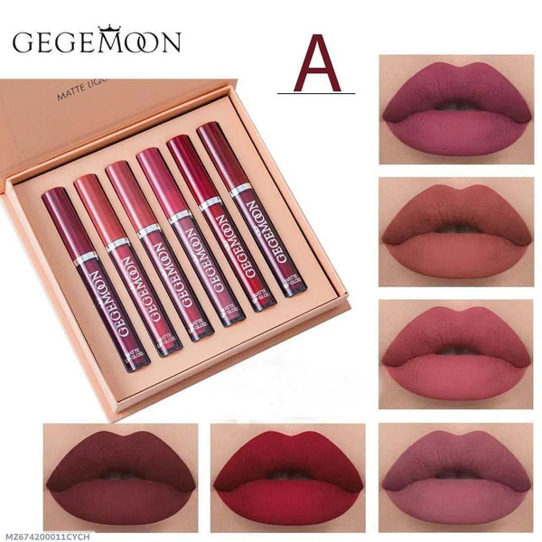 Long Lasting Liquid Matte Lipstick- Pack Of 6
